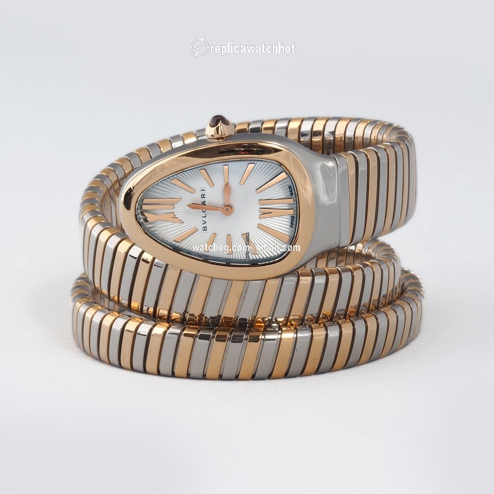 Bulgari Serpenti Womens watch Quartz Gold Steel 102236 SP35C6SPG.2T 2