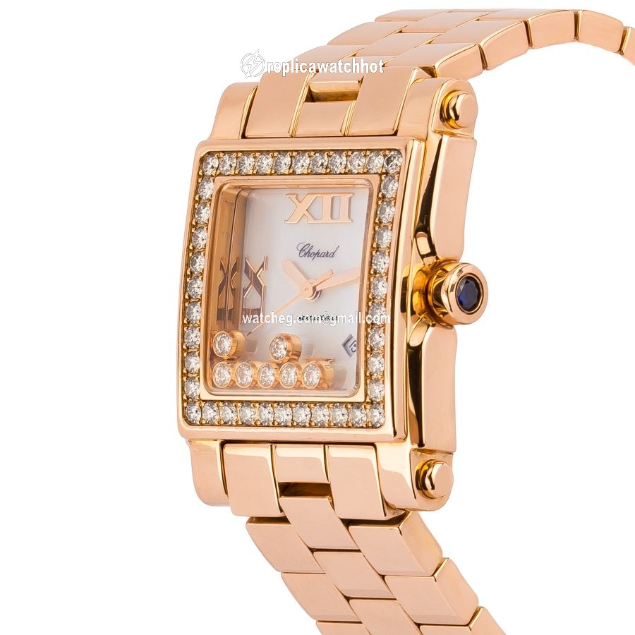 Chopard Happy Sport Mens watch Unisex Quartz Rose gold 275322-5002 2