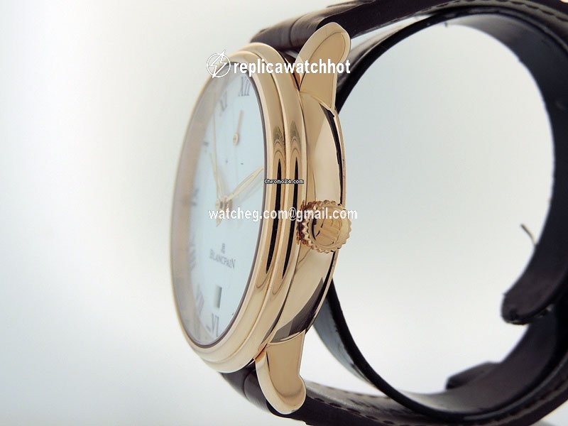Blancpain Villeret Mens watch Unisex Manual winding Rose gold 6613.3631.55B 2