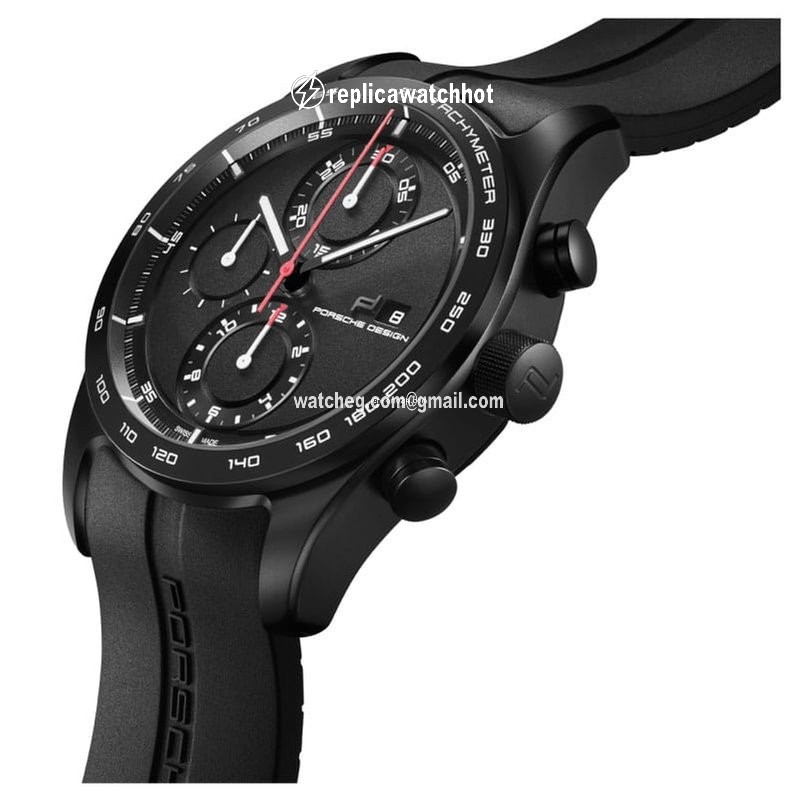 Porsche Design Chronotimer Mens watch Unisex Automatic Titanium 4046901986049 CHRONOGRAPH 42mm TITANIUM, RUBBER STRAP 2
