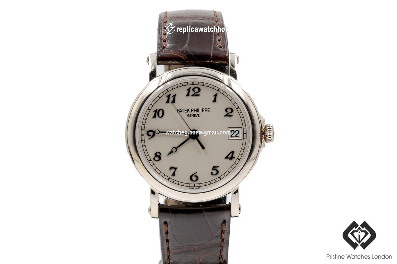 Patek Philippe Calatrava Mens watch Unisex Automatic White gold 5153G-012 2