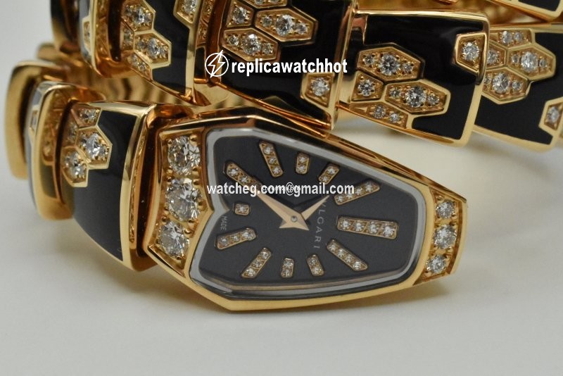 Bulgari Serpenti Womens watch Quartz Rose gold 101986 2
