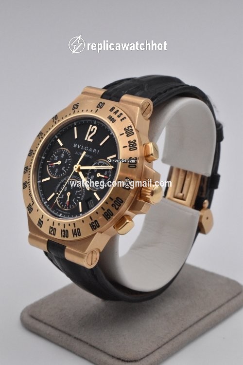 Bulgari Diagono Mens watch Unisex Automatic Yellow gold CH.40.G.TA 2
