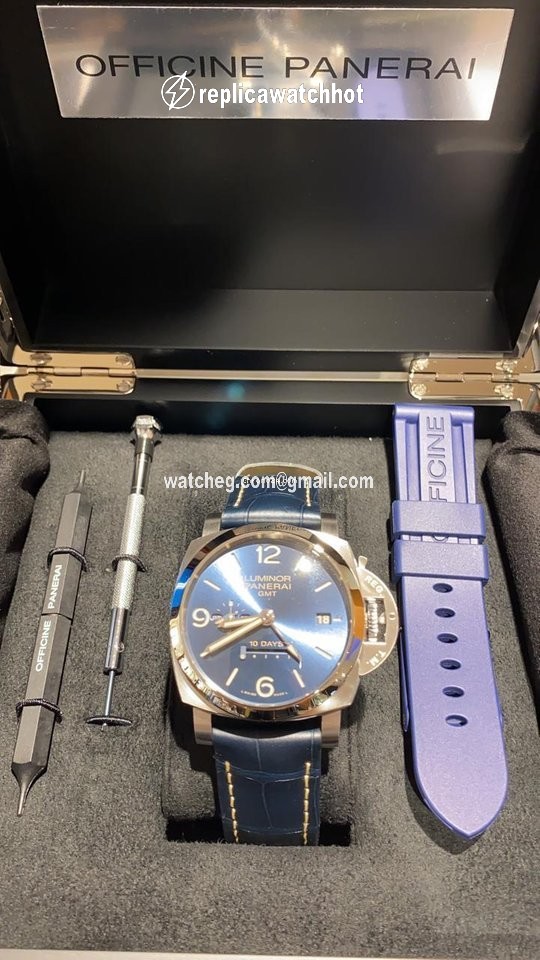 Panerai Luminor 1950 10 Days GMT Mens watch Unisex Automatic Steel Pam00986 2