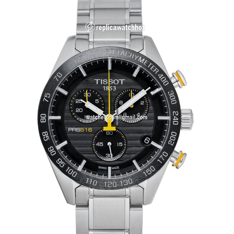 Tissot PRS 516 Mens watch Unisex Quartz Steel T100.417.11.051.00 2