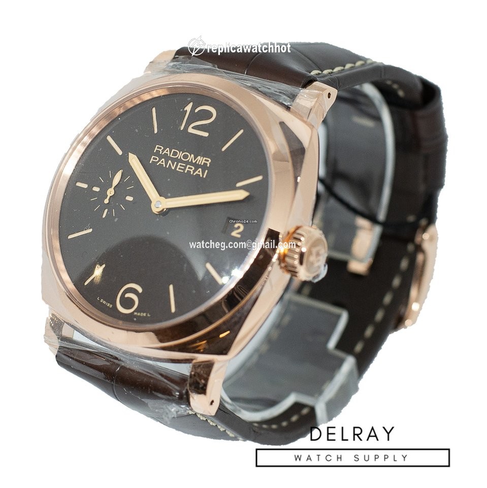 Panerai Radiomir 1940 3 Days Mens watch Unisex Manual winding Rose gold PAM515 2