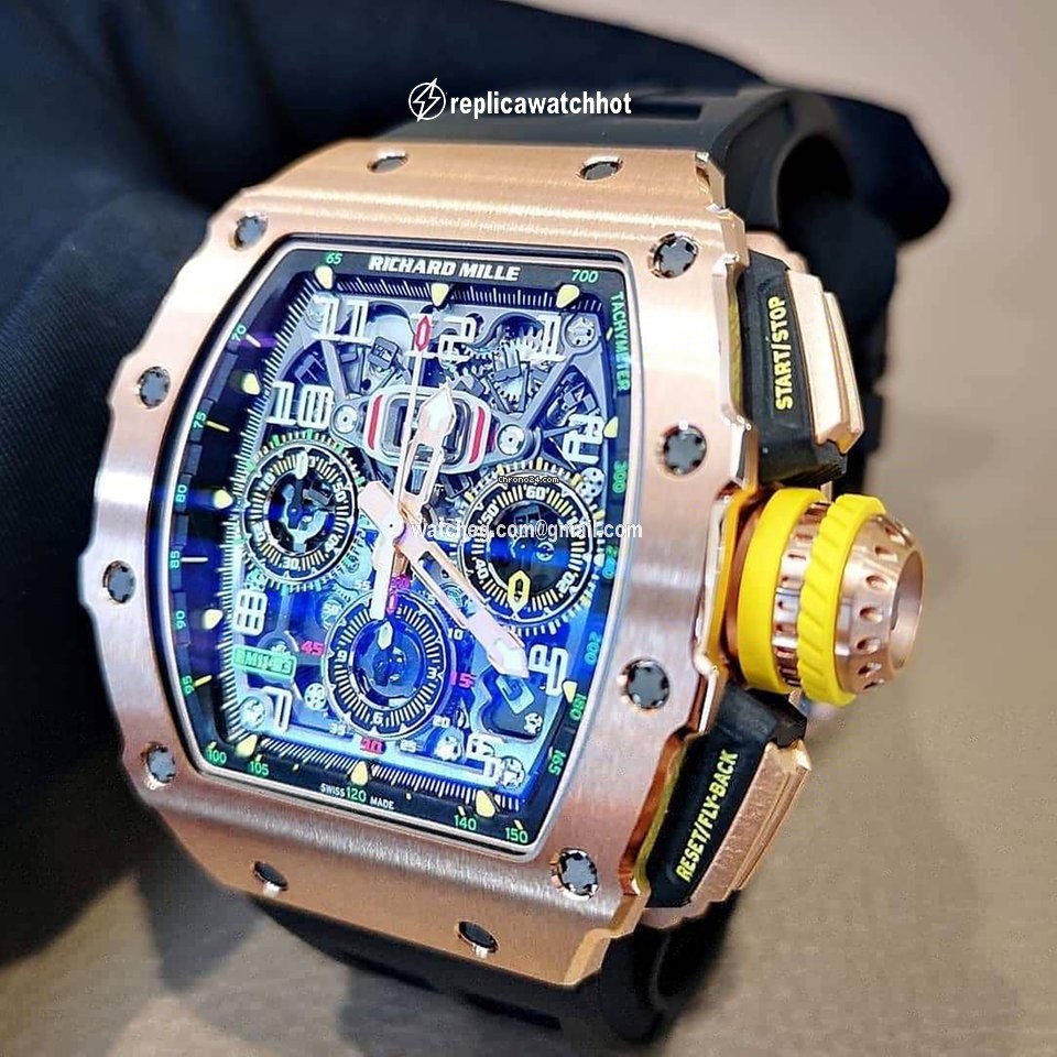 Richard Mille RM 011 Mens watch Unisex Automatic Rose gold Richard Mille Rm11-03 Full Rose gold 2