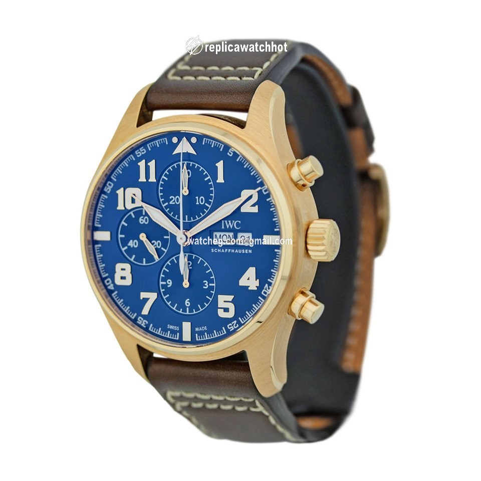 IWC Pilot Chronograph Mens watch Unisex Automatic Red gold IW377721 2