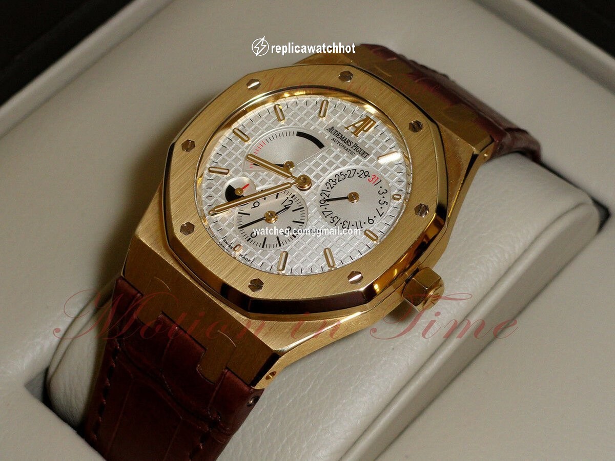Audemars Piguet Royal Oak Dual Time Mens watch Unisex Automatic Yellow gold 26120BA.OO.D088CR.01 2
