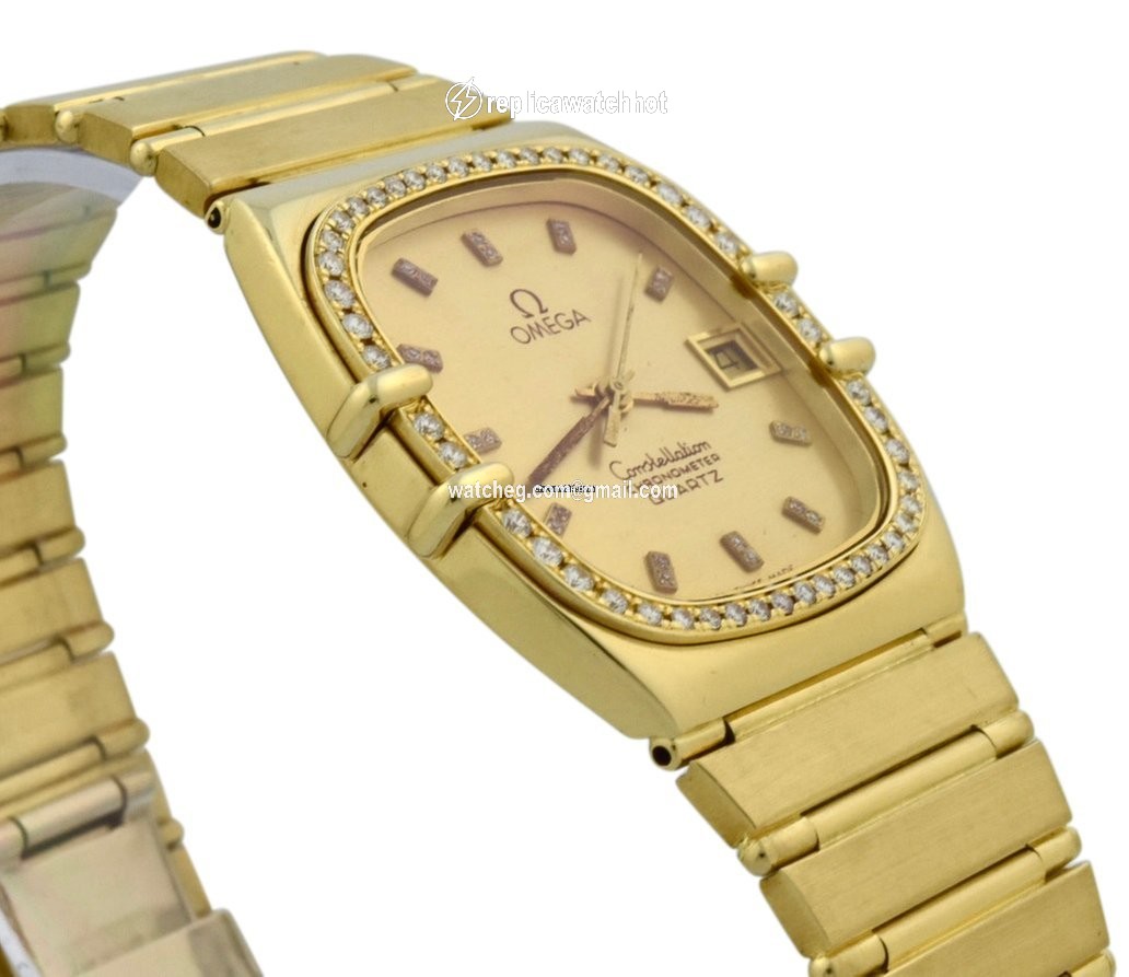 Omega Constellation Quartz Mens watch Unisex Quartz Yellow gold 498.0019 2