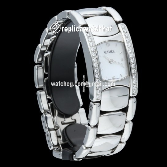 Ebel Beluga Womens watch Quartz Steel E9057A28-10 2