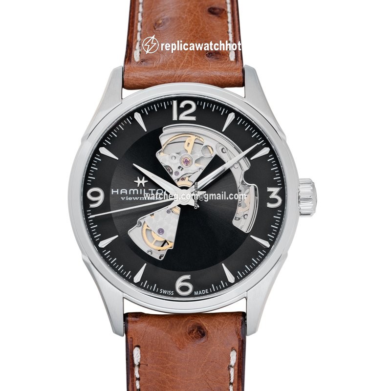 Hamilton Jazzmaster Open Heart Mens watch Unisex Automatic Steel H32705581 2