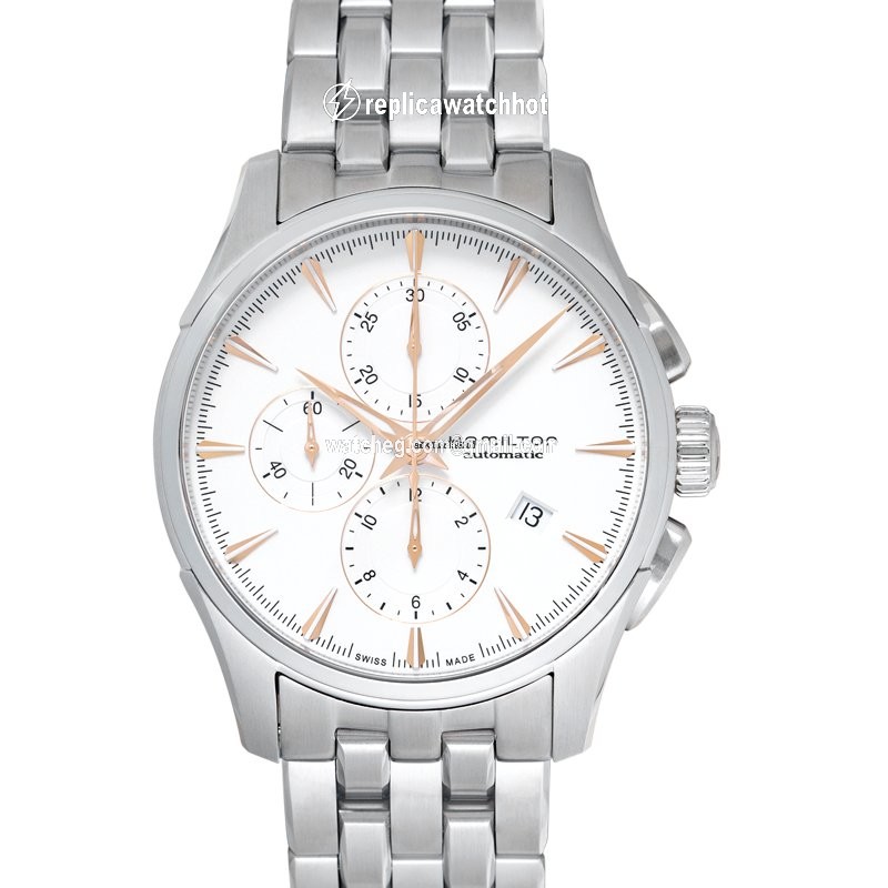 Hamilton Jazzmaster Auto Chrono Mens watch Unisex Automatic Steel H32586111 2