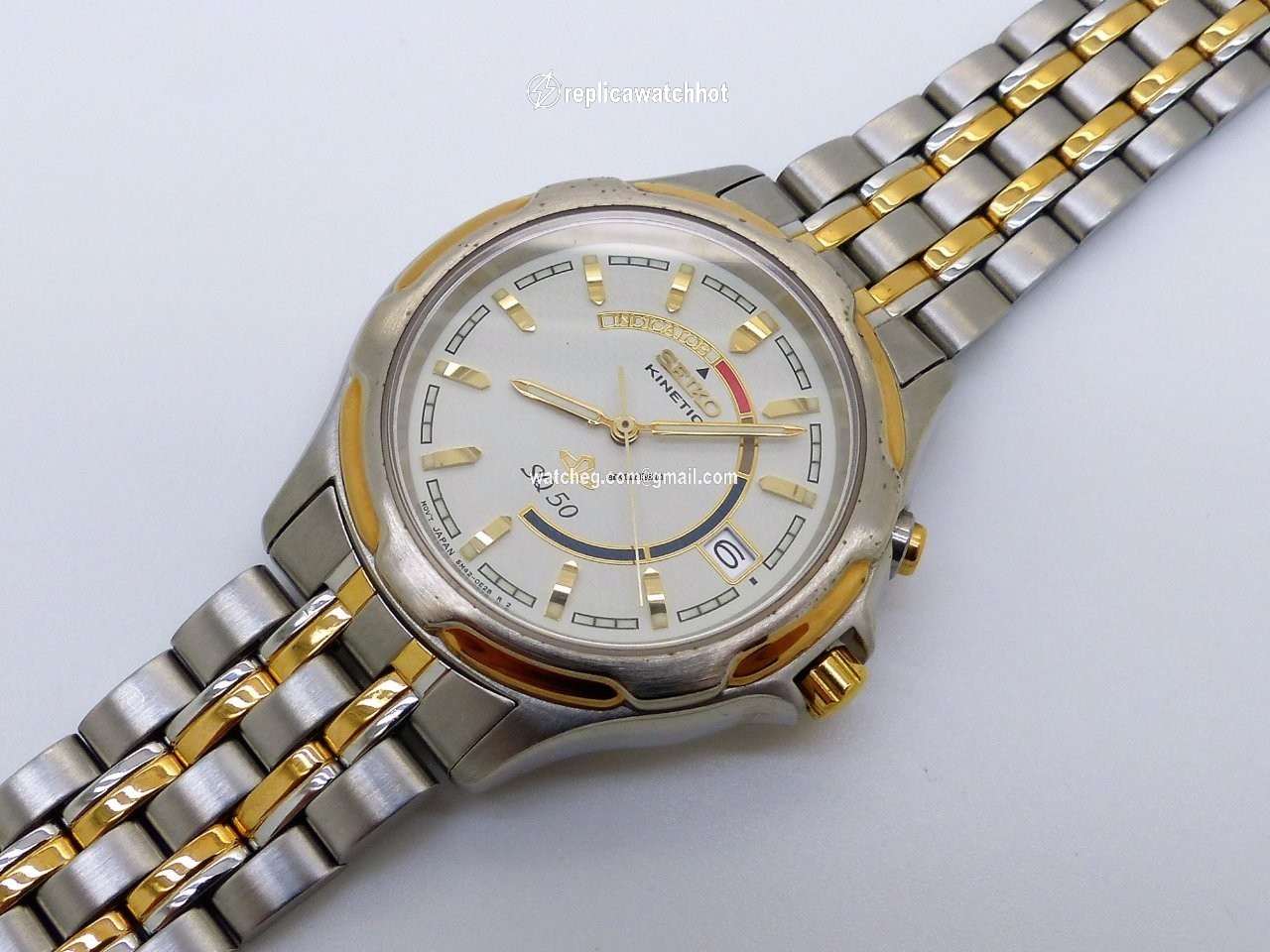 Seiko Kinetic Mens watch Unisex Quartz Steel SKH181P1 2