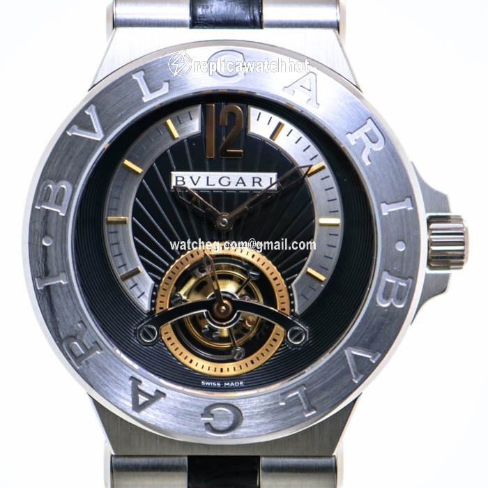 Bulgari Diagono Mens watch Unisex Automatic Platinum DG42PTB 2