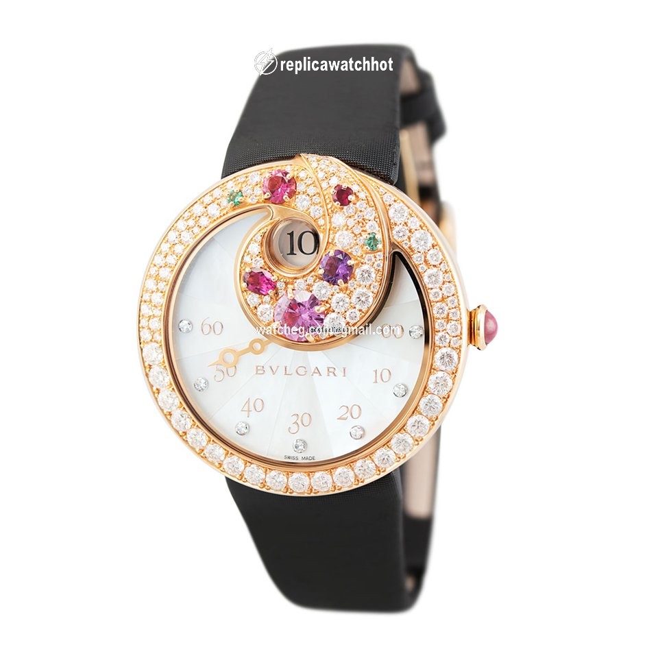 Bulgari Womens watch Automatic Rose gold 102007 BEP40WGD2LR 2