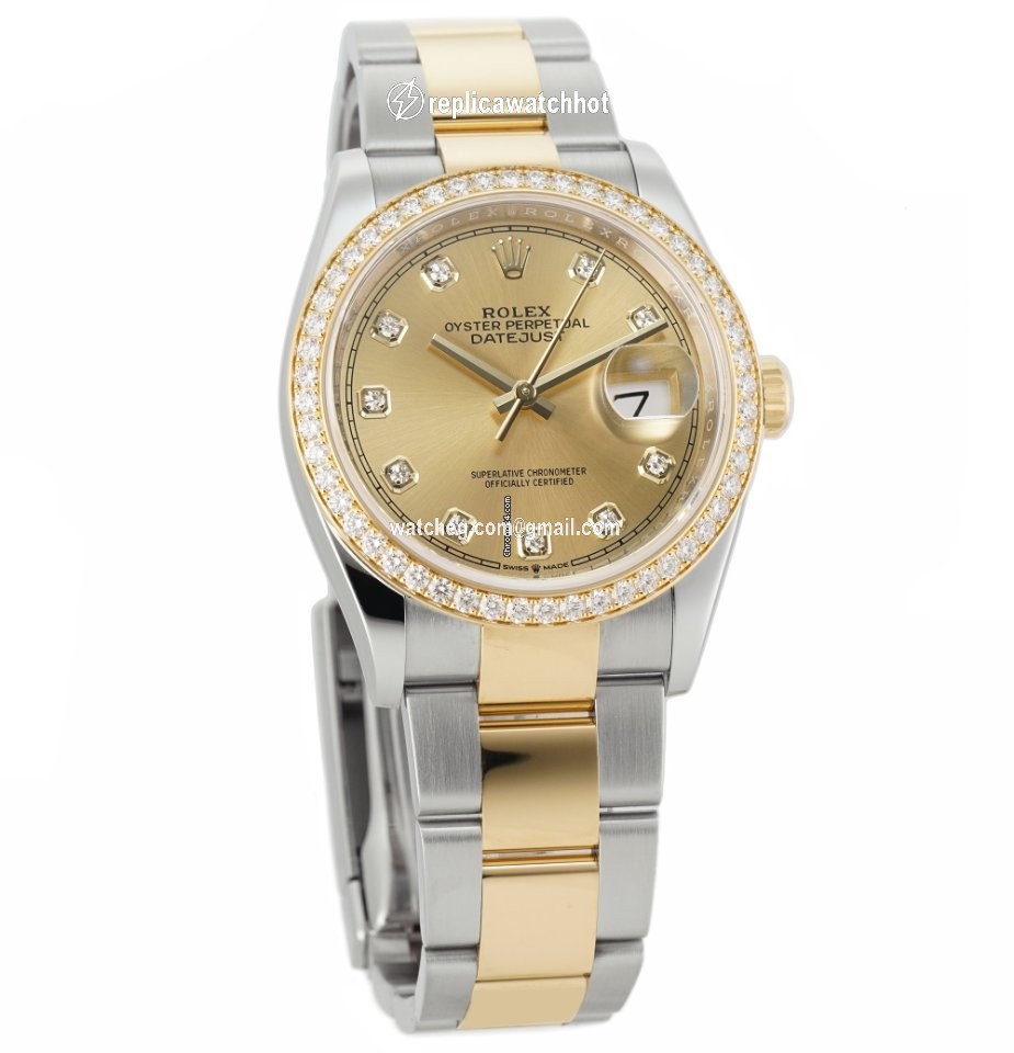 Rolex Datejust 36 Gold Steel Automatic 126283 2