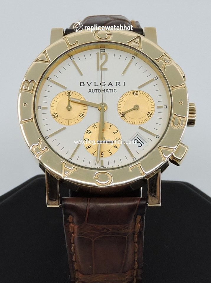 Bulgari Bulgari Mens watch Unisex Automatic Yellow gold BB38GLCH 2