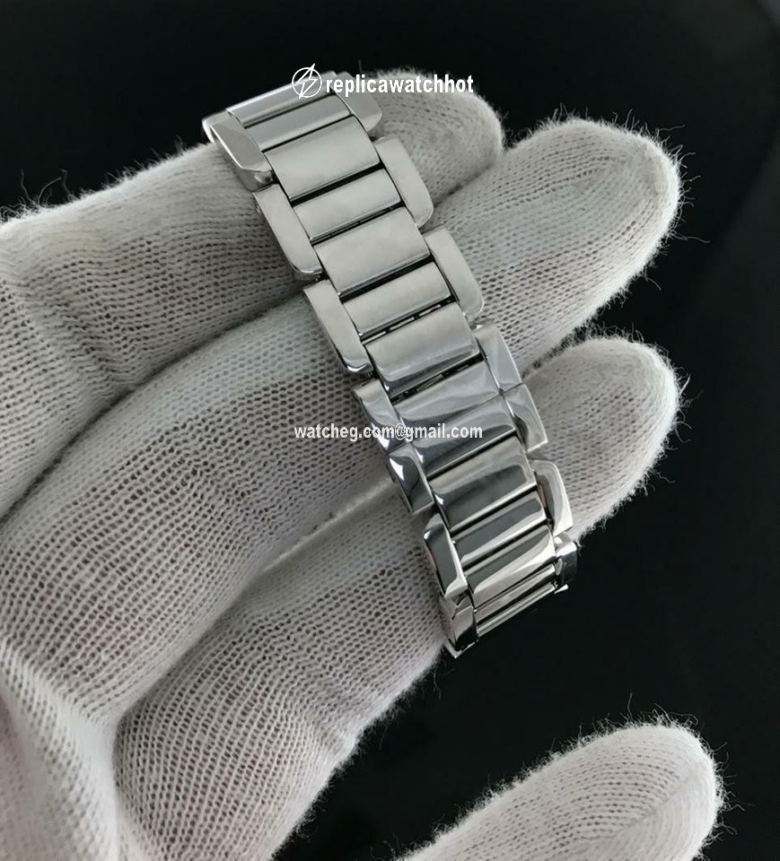 Cartier Tank Anglaise Womens watch Quartz White gold WT100008 2