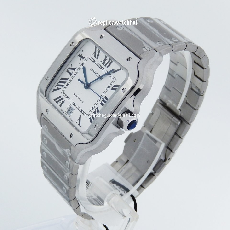Cartier Santos Mens watch Unisex Automatic Steel WSSA0009 2