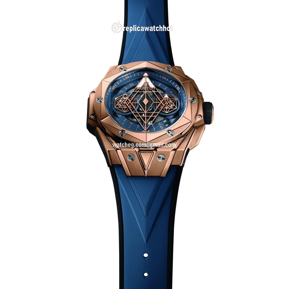 Hublot Big Bang Sang Bleu Mens watch Unisex Automatic Rose gold 418.OX.5108.RX.MXM20 2
