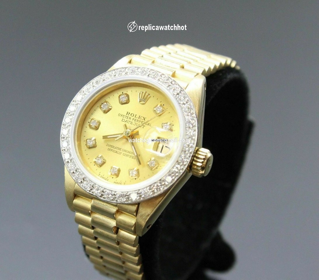 Rolex Lady-Datejust Womens watch Yellow gold Automatic 69168 2
