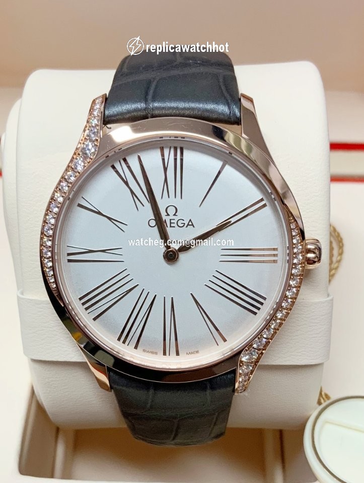 Omega De Ville Tresor Womens watch Quartz Rose gold 428.58.36.60.02.001 2
