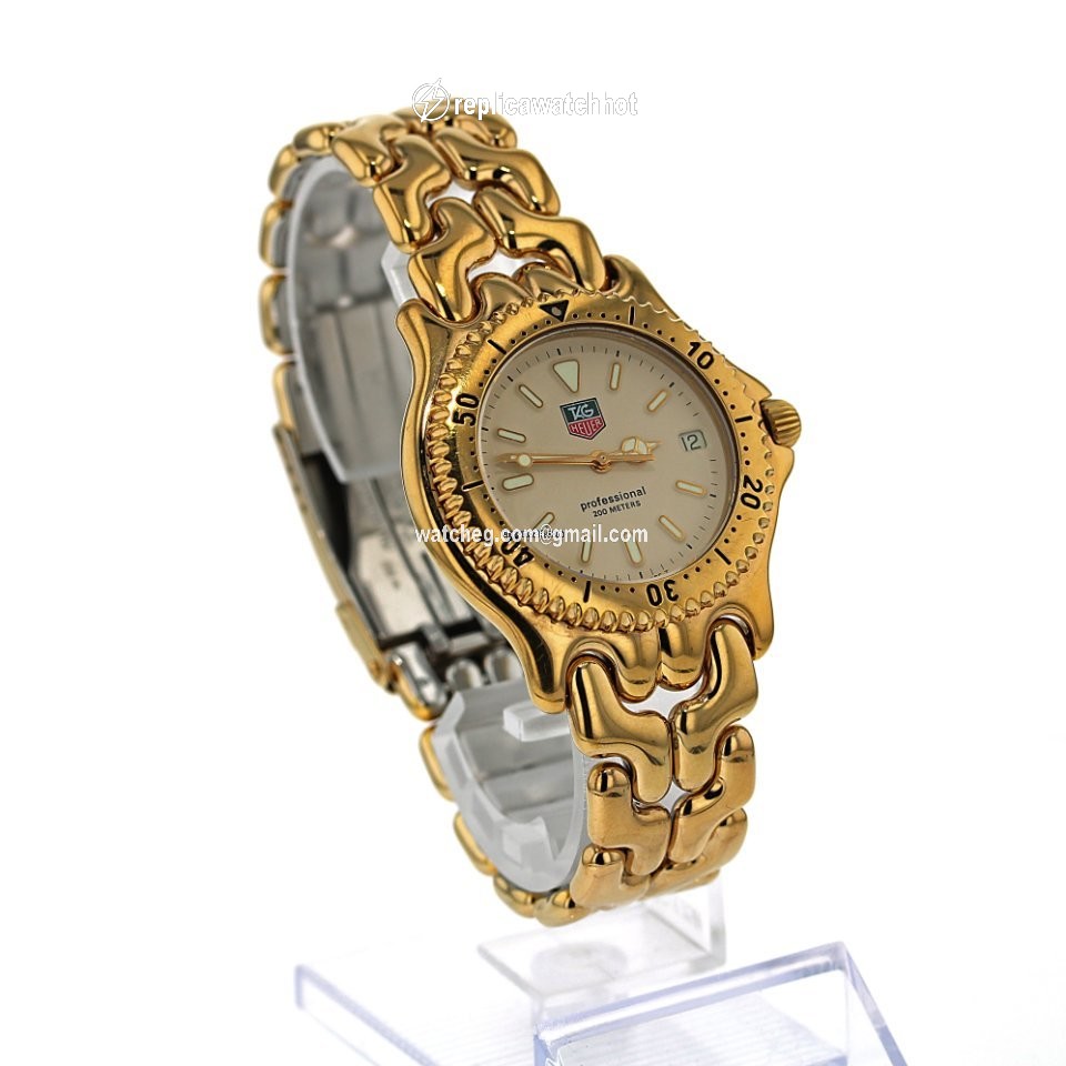 TAG Heuer Mens watch Unisex Quartz Gold Steel Tag Heuer Sel Professional 2