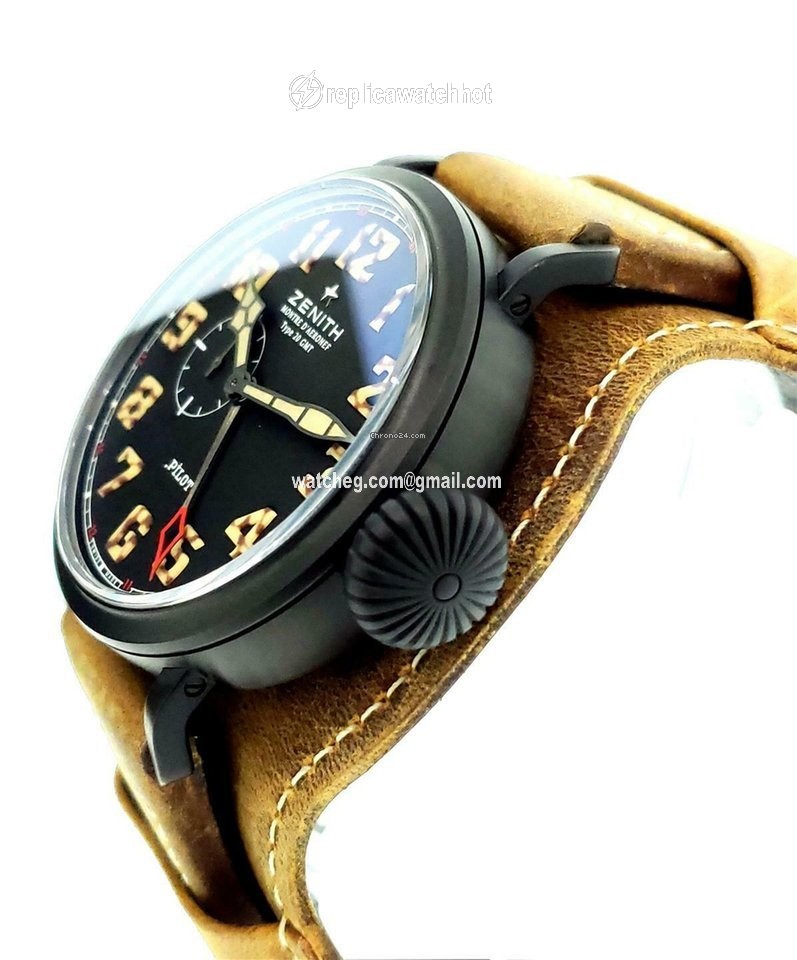 Zenith Pilot Type 20 GMT Mens watch Unisex Automatic Titanium 96.2431.693 21.C738 2