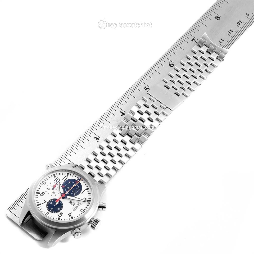 IWC Pilot Double Chronograph Mens watch Unisex Automatic Steel IW371803 2