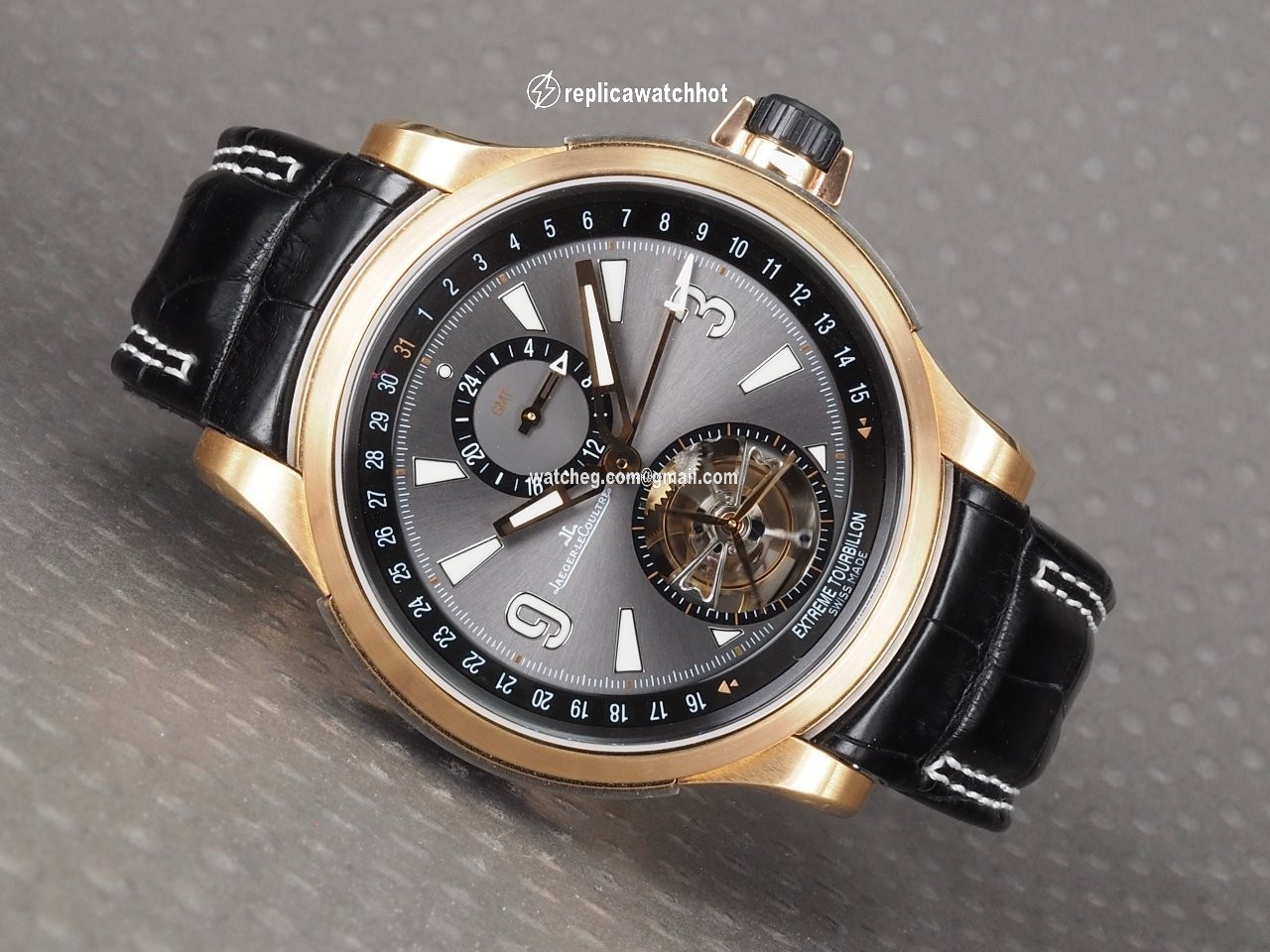 Jaeger-LeCoultre Master Compressor Extreme Tourbillon Mens watch Unisex Automatic Rose gold 150.2.34 2