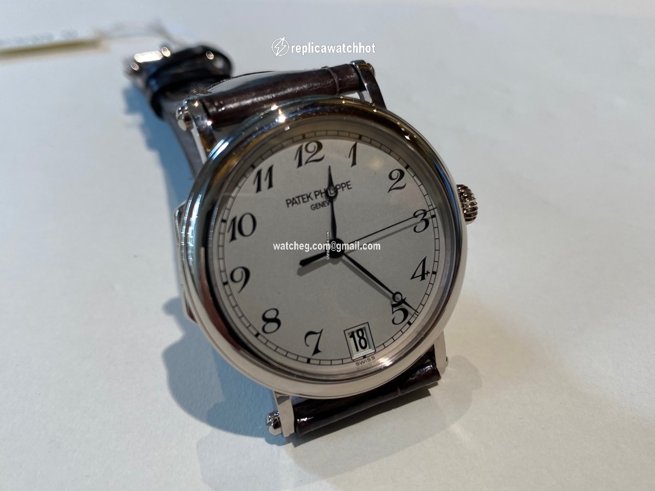 Patek Philippe Calatrava Mens watch Unisex Automatic White gold 5053G 2