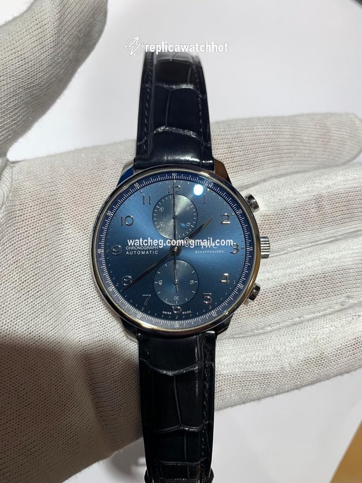 IWC Portuguese Chronograph Mens watch Unisex Automatic Steel IW371606 2
