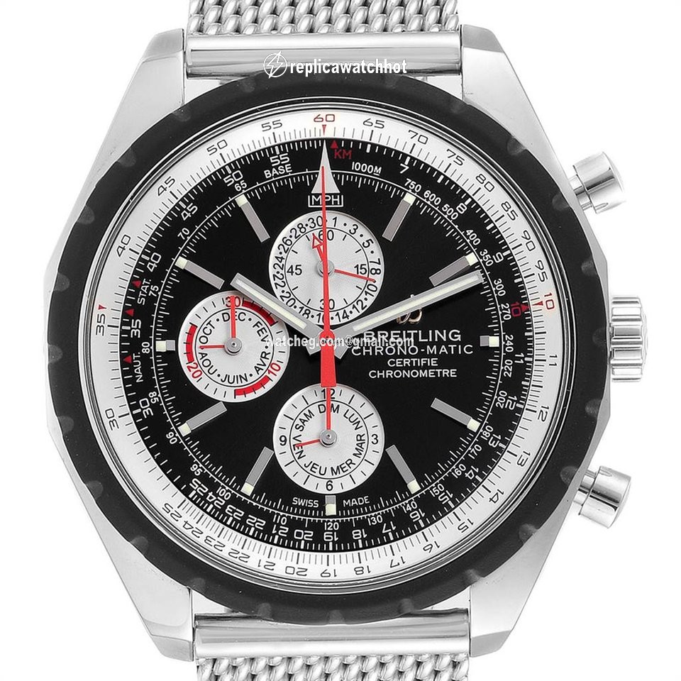 Breitling Chrono-Matic 1461 Mens watch Unisex Automatic Steel A19360 2