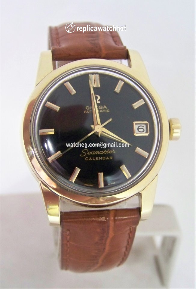 Omega Seamaster Mens watch Unisex Automatic Gold Steel 2849-2 2