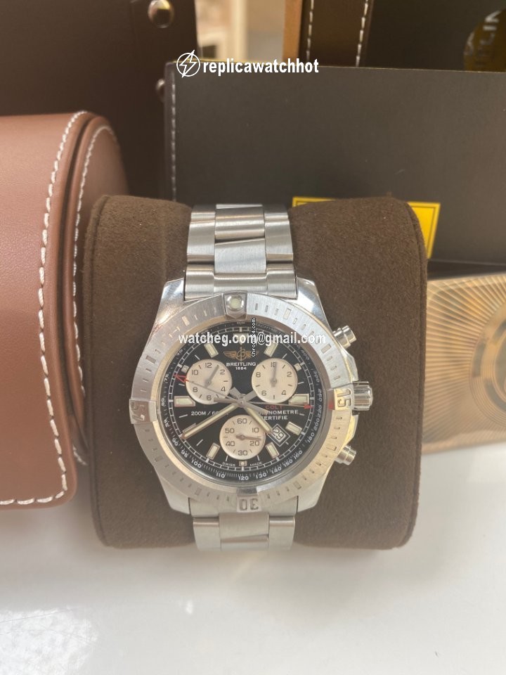 Breitling Colt Chronograph Mens watch Unisex Quartz Steel A7338811.BD43.173A 2