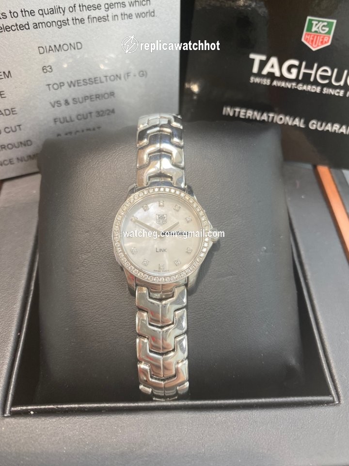 TAG Heuer Link Womens watch Quartz Steel Tag Link Diamond dot Diamond Bessel 2