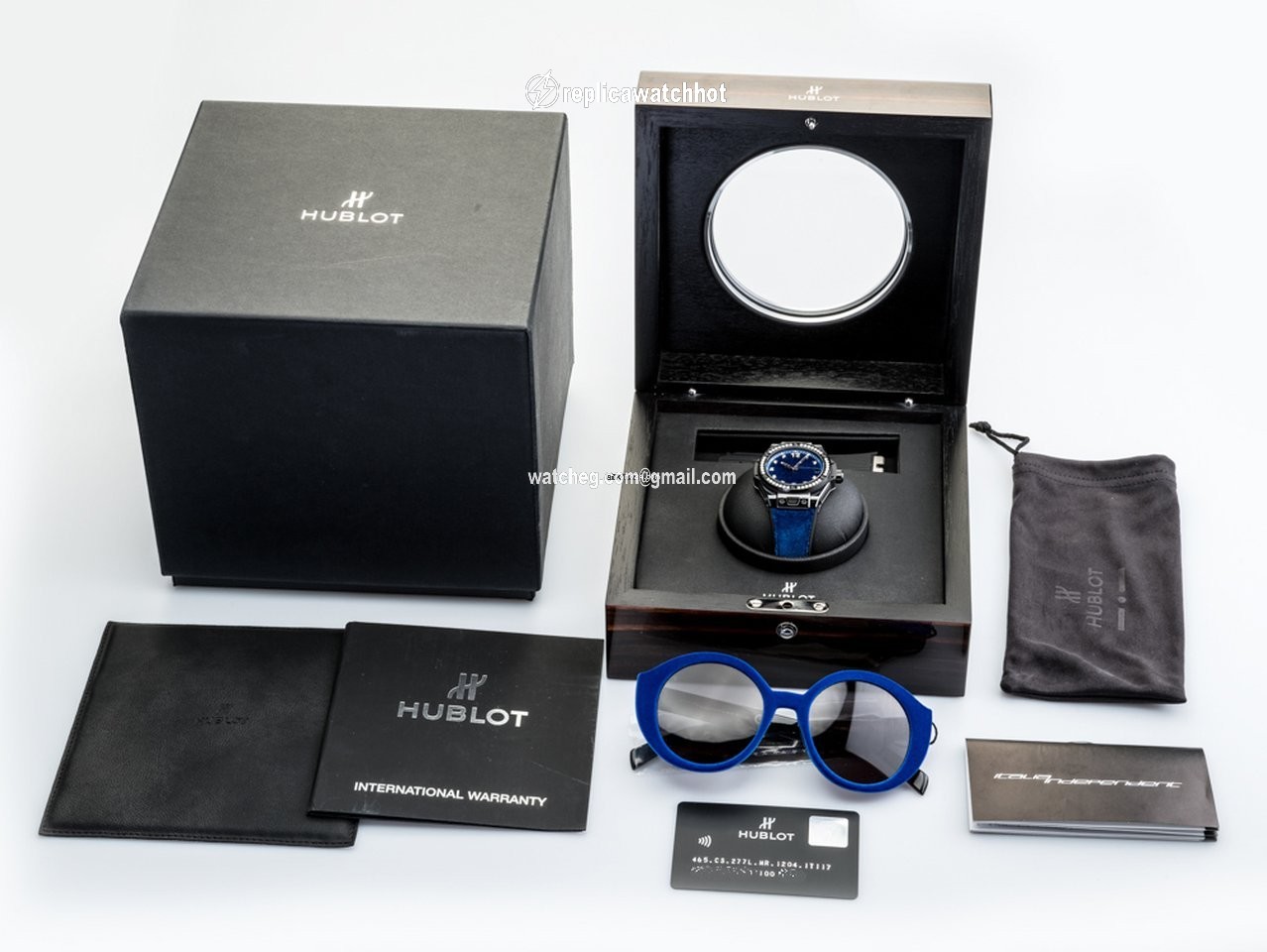 Hublot Big Bang Sang Bleu Womens watch Automatic Ceramic 465.CS.277J.NR.1204.ITI17 2
