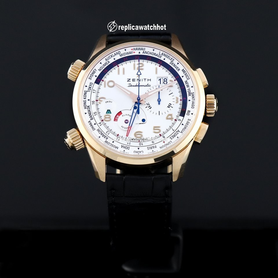 Zenith El Primero Doublematic Mens watch Unisex Automatic Rose gold 18.2400.4046 01.C721 2