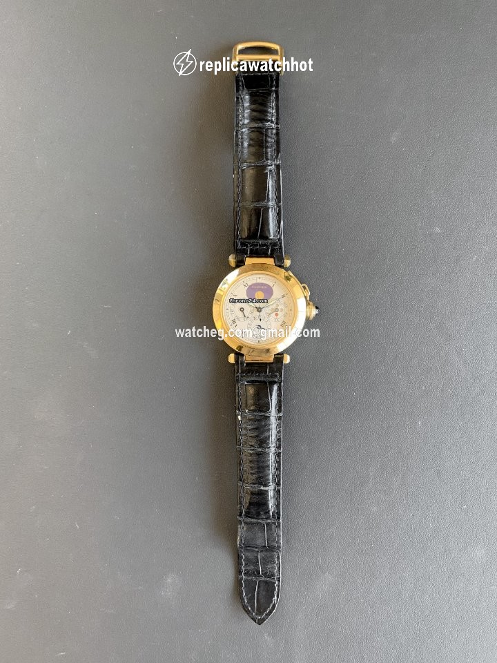 Cartier Pasha Mens watch Unisex Quartz Yellow gold W3000351 2