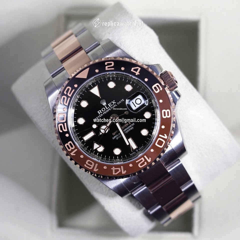 Rolex GMT-Master II Mens watch Unisex Gold Steel Automatic 126711CHNR-0002 2
