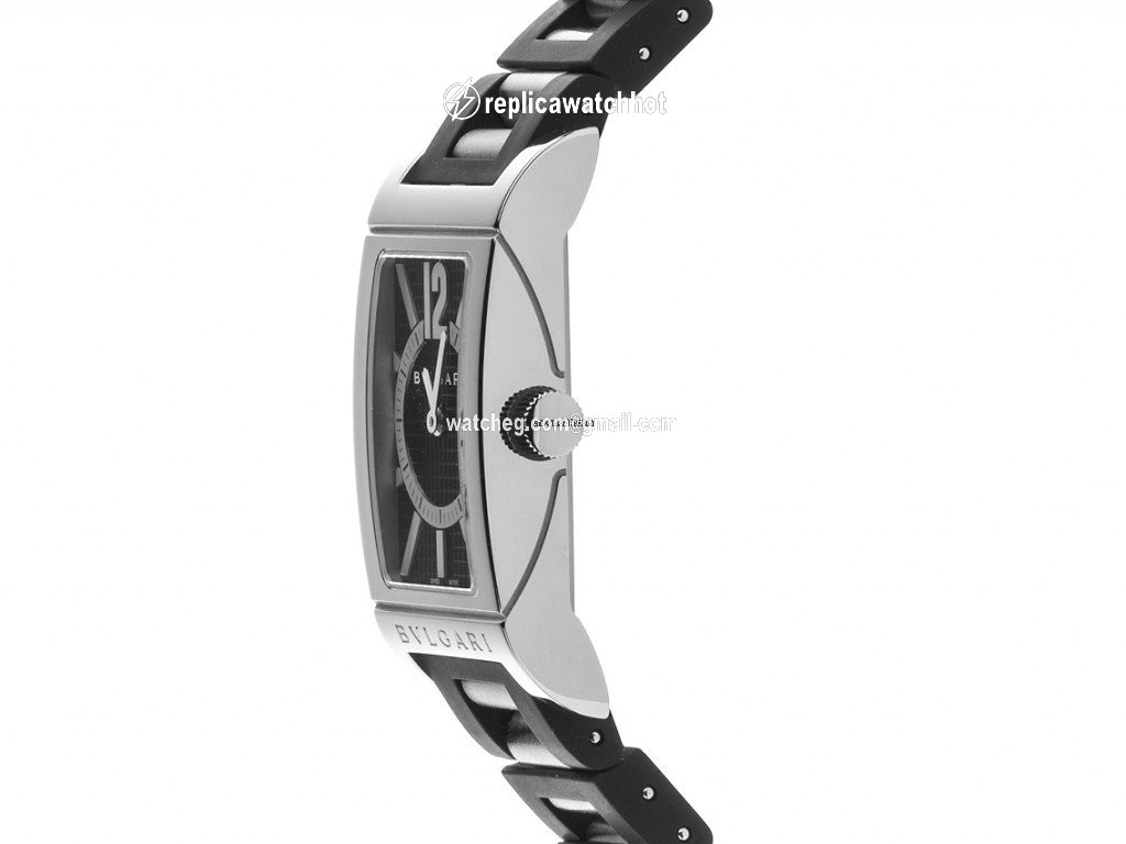 Bulgari Rettangolo Mens watch Unisex Quartz Steel RT39S 2