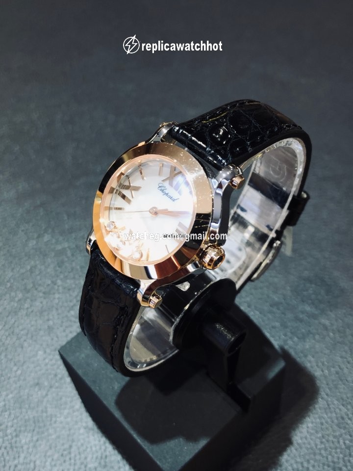 Chopard Happy Sport Womens watch Quartz Gold Steel 278509-6002 2