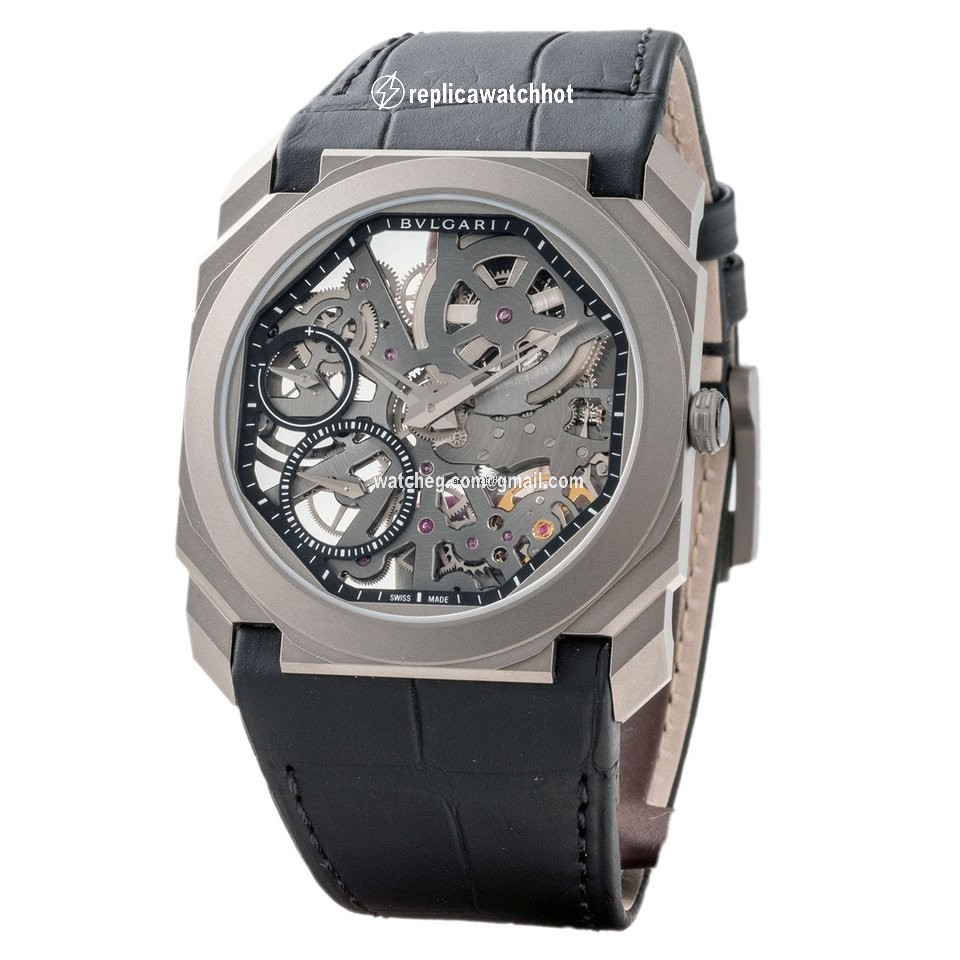 Bulgari Octo Mens watch Unisex Manual winding Titanium 102714 BGO40TLXTSK 2