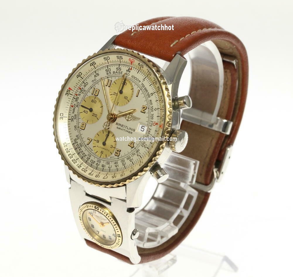 Breitling Navitimer Mens watch Unisex Automatic Gold Steel D13020 2