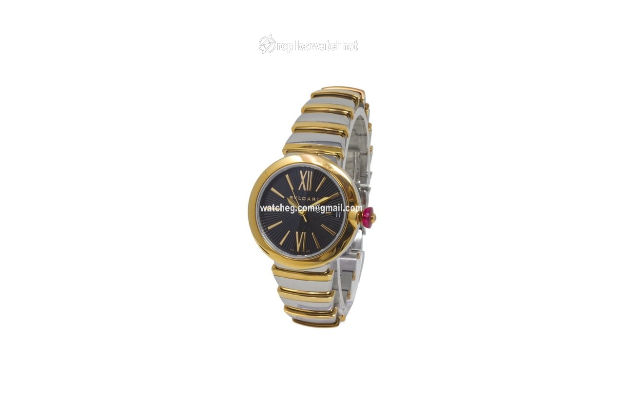 Bulgari Lucea Womens watch Automatic Gold Steel LUP33SG 2
