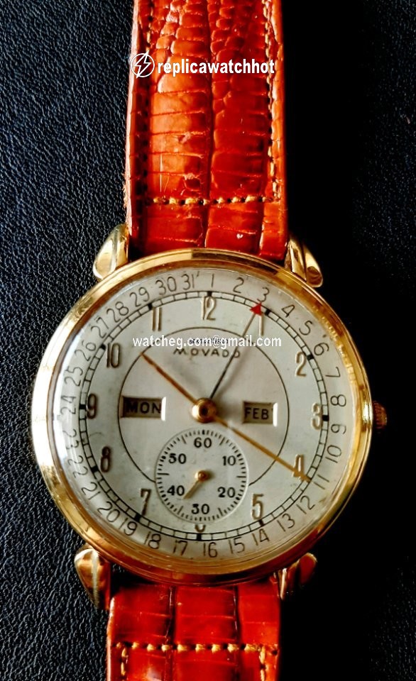 Movado Mens watch Unisex Manual winding Yellow gold 4820 2