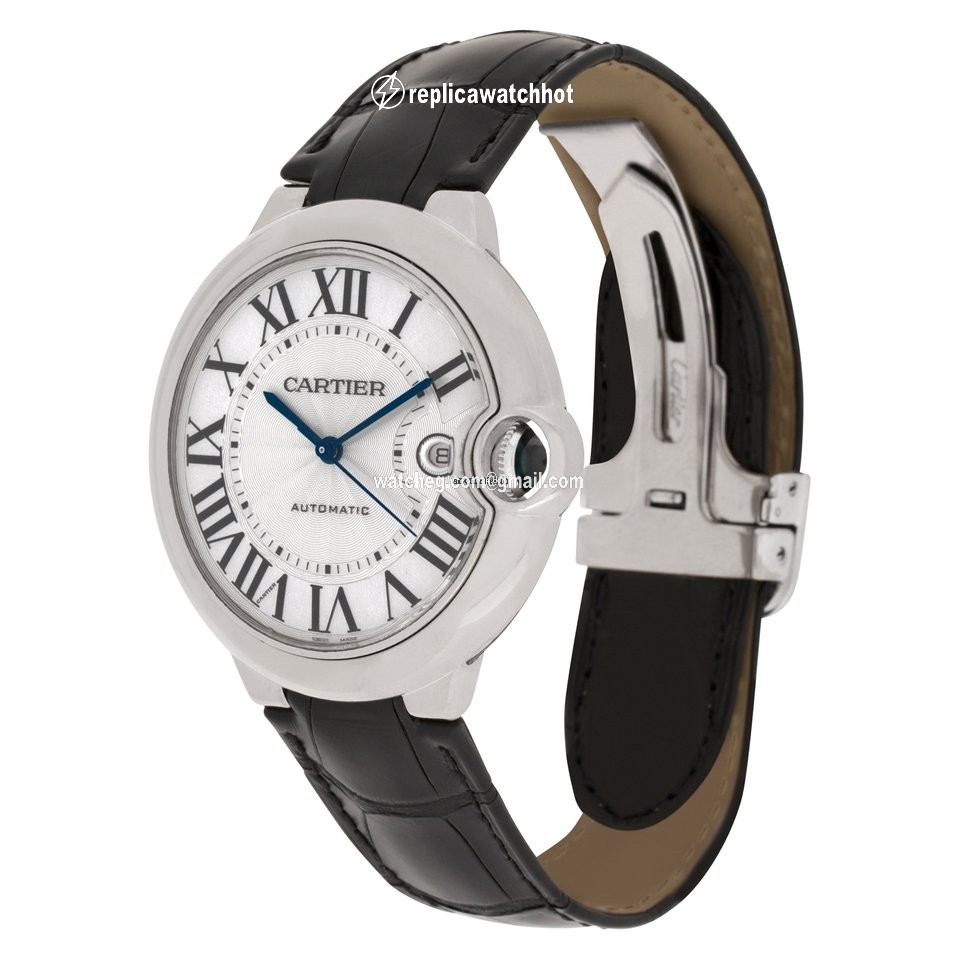 Cartier Ballon Bleu 42mm Mens watch Unisex Automatic White gold W6901351 2