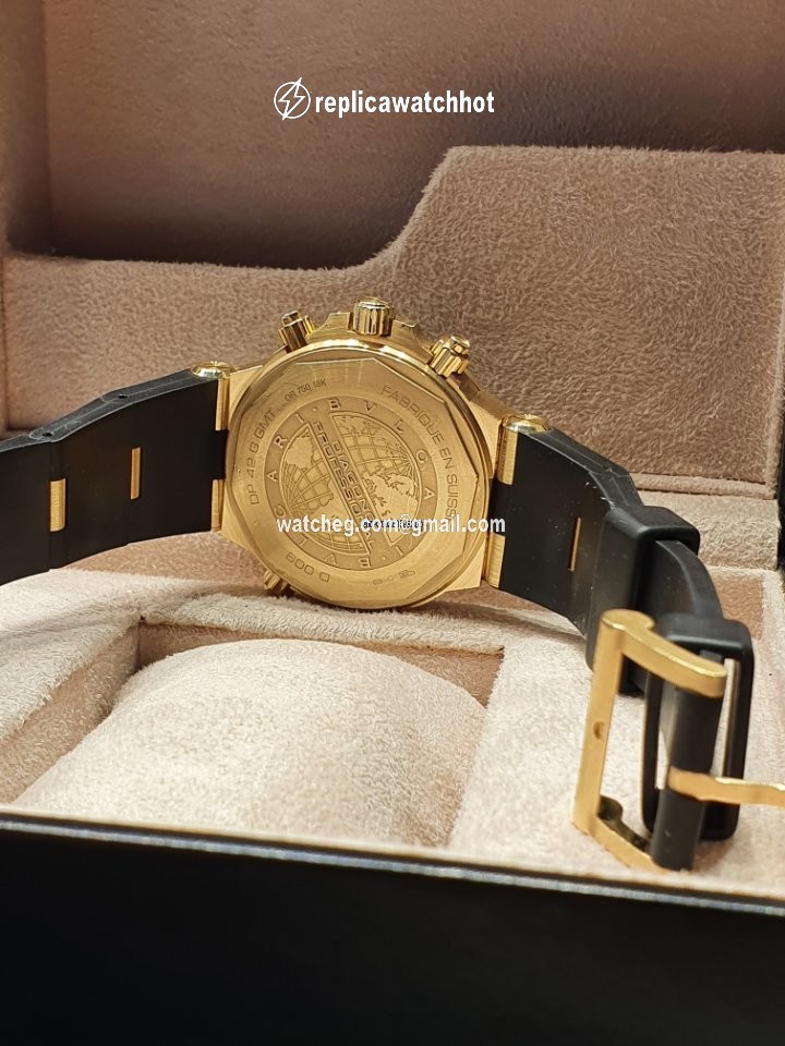 Bulgari Diagono Mens watch Unisex Automatic Yellow gold DP42 G GMT 2