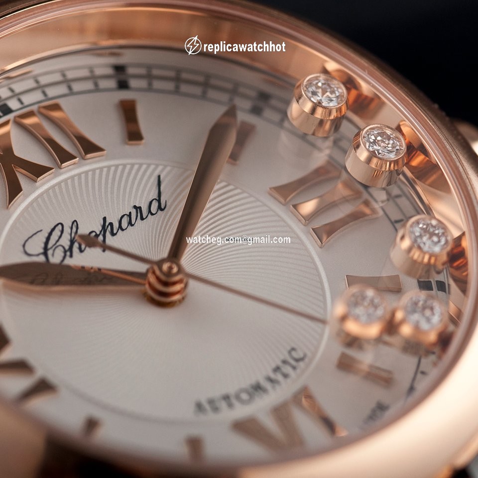 Chopard Happy Sport Womens watch Automatic Gold Steel 278573-6002 2